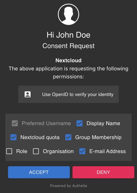 OpenID Connect 1.0 Consent View