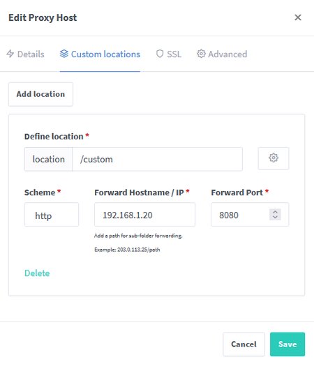 Custom Location