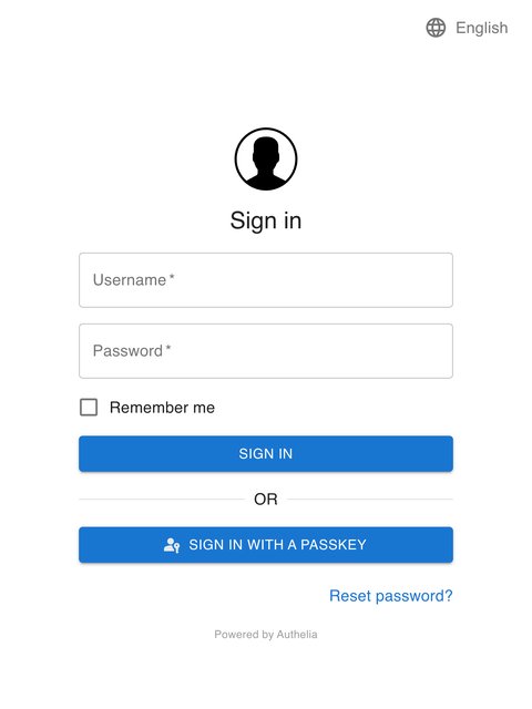 First Factor Authentication View