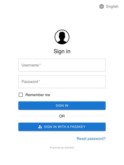 The Passkey Authentication Portal View