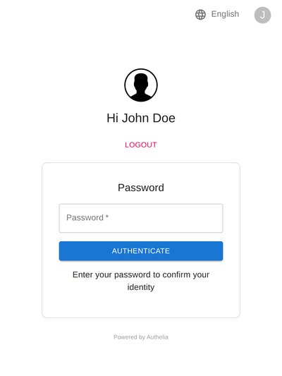The Passkey MFA Password Authentication Portal View